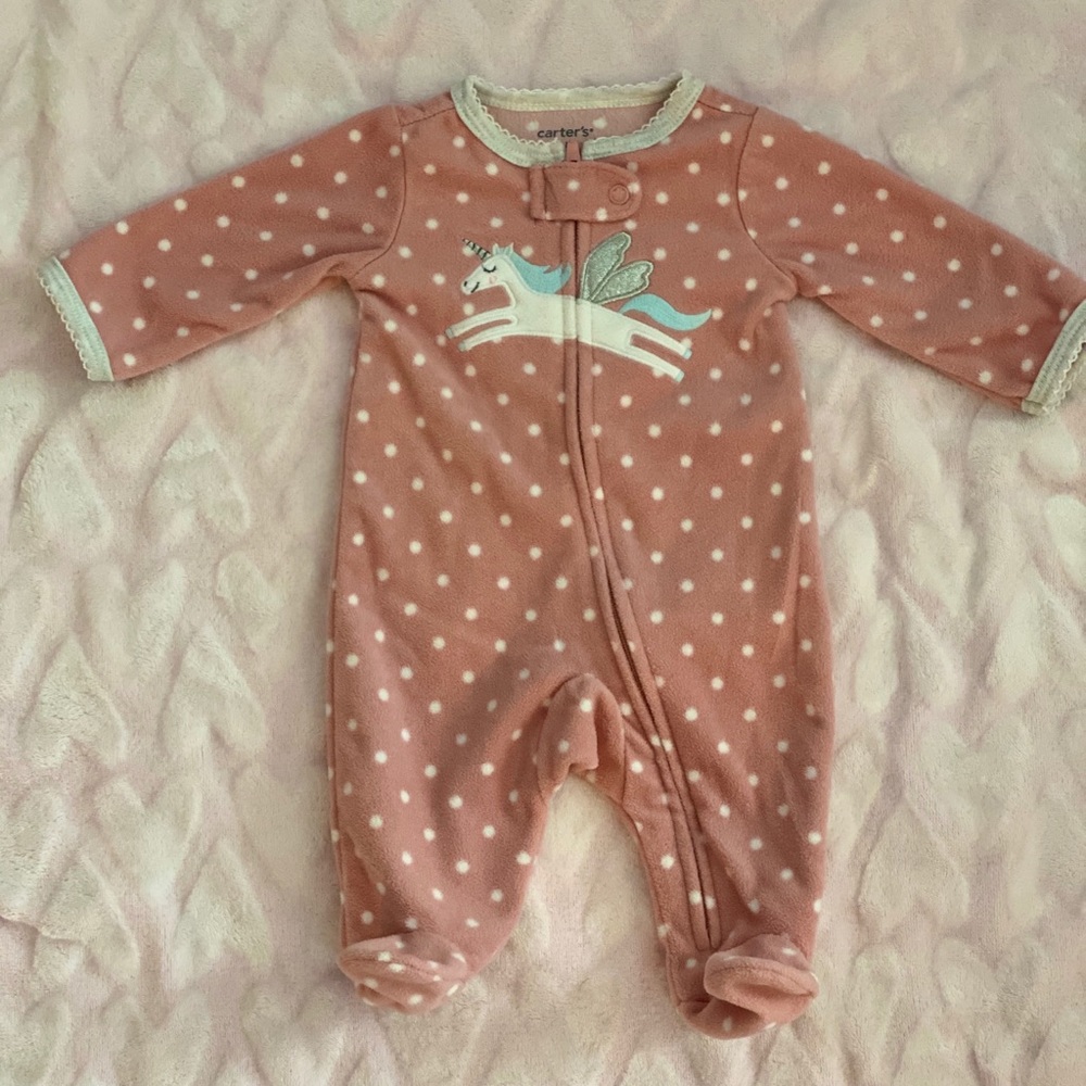 Fleece footie sleeper